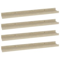Vidaxl Wall Shelves 4 Pcs Sonoma Oak 23.6X3.5X1.2