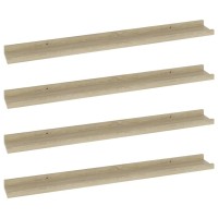 Vidaxl Wall Shelves 4 Pcs Sonoma Oak 31.5X3.5X1.2