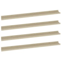 Vidaxl Wall Shelves 4 Pcs Sonoma Oak 39.4X3.5X1.2