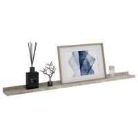 Vidaxl Wall Shelves 2 Pcs Concrete Gray 39.4X3.5X1.2