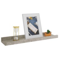 vidaXL Wall Shelves 4 pcs Concrete Gray 15.7