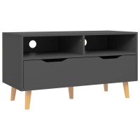 Vidaxl Tv Cabinet Gray 35.4X15.7X19.1 Engineered Wood