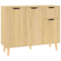 Vidaxl Sideboard Sonoma Oak 35.4X11.8X28.3 Engineered Wood