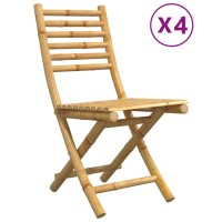 vidaXL Folding Patio Chairs 4 pcs 16.9