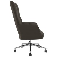 Vidaxl Relaxing Chair Dark Gray Velvet