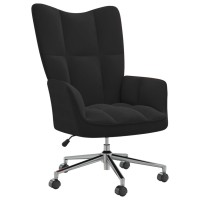 Vidaxl Relaxing Chair Black Velvet