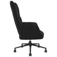 vidaXL Relaxing Chair Black Velvet