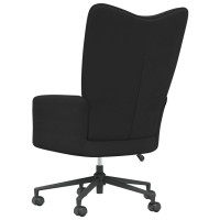 vidaXL Relaxing Chair Black Velvet