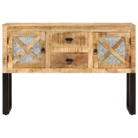 Vidaxl Sideboard 43.3X11.8X29.1 Rough Mango Wood