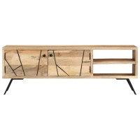 Vidaxl Tv Cabinet 43.3X11.8X15.7 Solid Mango Wood