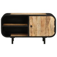 Vidaxl Tv Cabinet 35.4X11.8X18.9 Rough Mango Wood