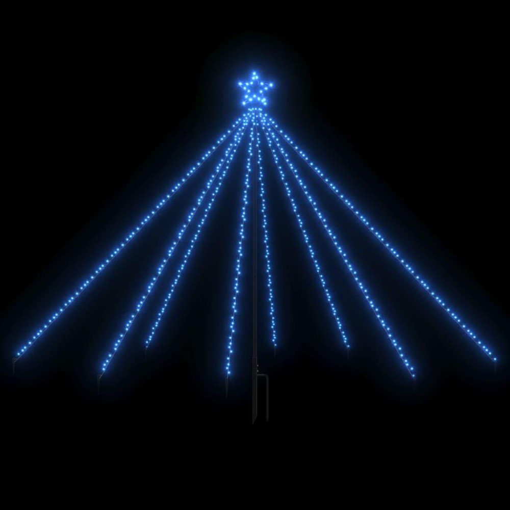 vidaXL Christmas Tree Lights Indoor Outdoor 400 LEDs Blue 8 ft