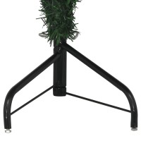 vidaXL Corner Artificial Christmas Tree Green 5 ft PVC