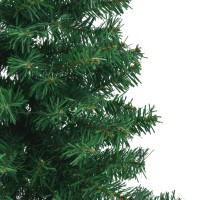 vidaXL Corner Artificial Christmas Tree Green 5 ft PVC