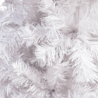 vidaXL Slim Christmas Tree White 6 ft