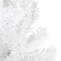 vidaXL Slim Christmas Tree White 7 ft