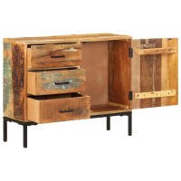 Vidaxl Sideboard 34.6X11.8X28.7 Solid Reclaimed Wood