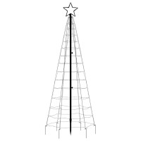 vidaXL Christmas Tree Light with Spikes 220 LEDs Cold White 70.9