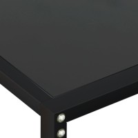 vidaXL Console Table Black 55.1