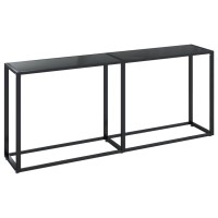 vidaXL Console Table Black 70.9