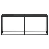 vidaXL Console Table Black 70.9