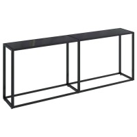 vidaXL Console Table Black 78.7