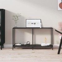 vidaXL Console Table Black 55.1