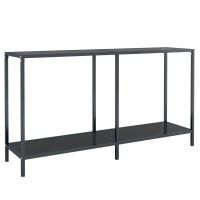 vidaXL Console Table Black 55.1