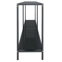 vidaXL Console Table Black 55.1