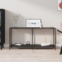 vidaXL Console Table Black 63