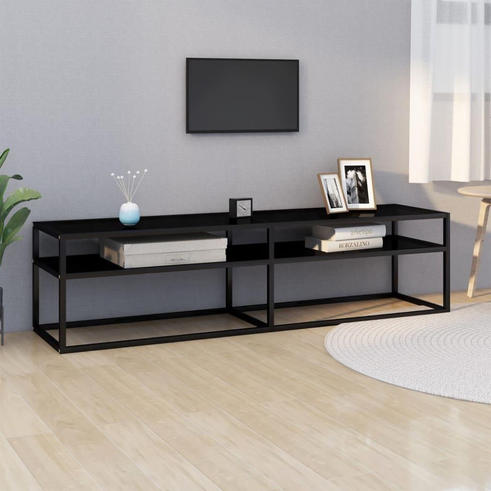 vidaXL TV Stand Black 63