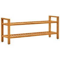 vidaXL Shoe Rack with 2 Shelves 39.4