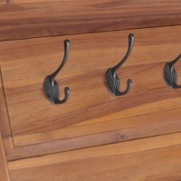 vidaXL Wall Mounted Coat Rack 31.5