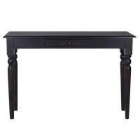 vidaXL Console Table Light Black 43.3