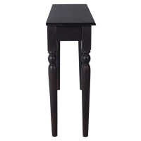 vidaXL Console Table Light Black 43.3