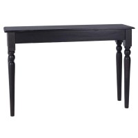 vidaXL Console Table Light Black 43.3