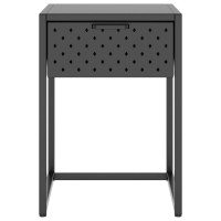 Vidaxl Nightstand Anthracite 15X13.8X21.3 Steel