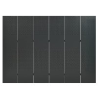 Vidaxl 6-Panel Room Divider Anthracite 94.5X70.9 Steel