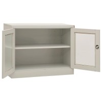 vidaXL Office Cabinet Light Gray 35.4