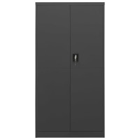 Vidaxl Locker Cabinet Anthracite 35.4X15.7X70.9 Steel