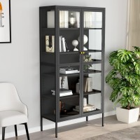 vidaXL Display Cabinet Anthracite 35.4