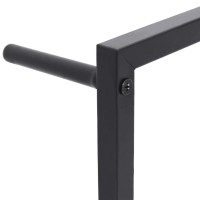 vidaXL Towel Rack Black 23.6