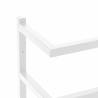 vidaXL Towel Rack White 9.4