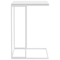 Vidaxl Side Table White 15.7X11.8X23.2 Engineered Wood