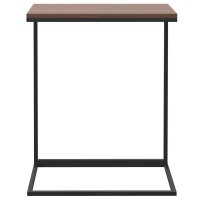 Vidaxl Side Table Black 21.7X13.8X26 Engineered Wood