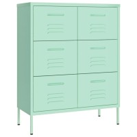 Vidaxl Drawer Cabinet Mint 31.5X13.8X40 Steel