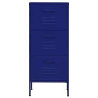 Vidaxl Storage Cabinet Navy Blue 16.7X13.8X40 Steel
