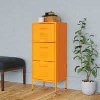 vidaXL Storage Cabinet Mustard Yellow 16.7