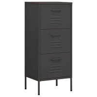 Vidaxl Storage Cabinet Anthracite 16.7X13.8X40 Steel