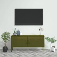 vidaXL TV Stand Olive Green 41.3